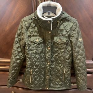 Michael Kors dark green coat size small